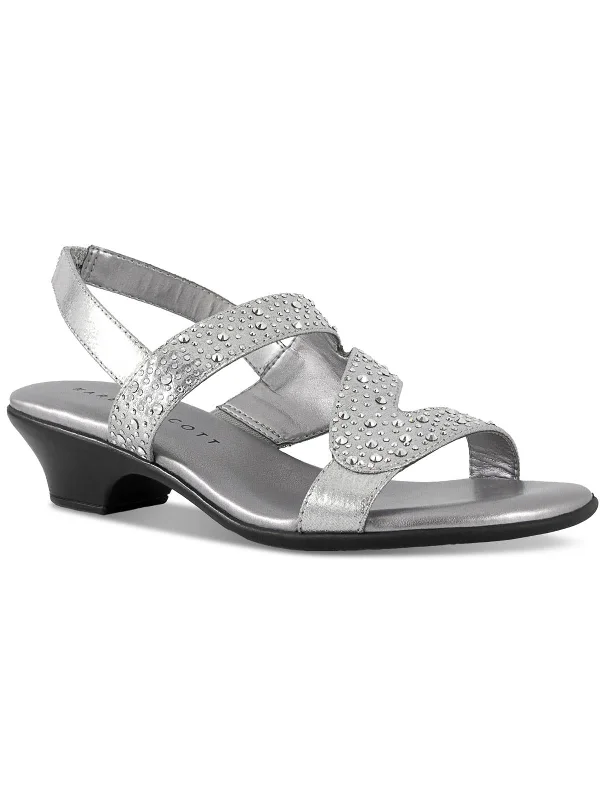 Sandals for Biking-Sandals for vacation with perfect fit-Elinna Womens Sparking Asymmetrical Straps Ankle Strap