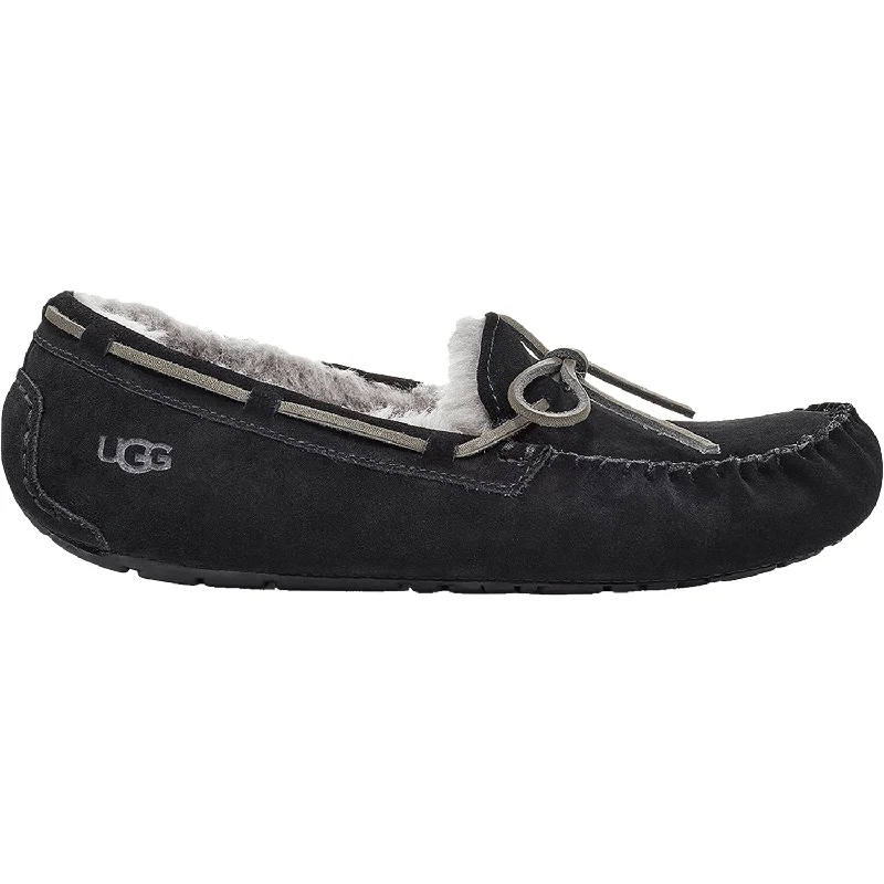 Indoor-Outdoor Slippers-Cozy slippers for a perfect home day-Men's UGG Olsen #1003390 Black Suede