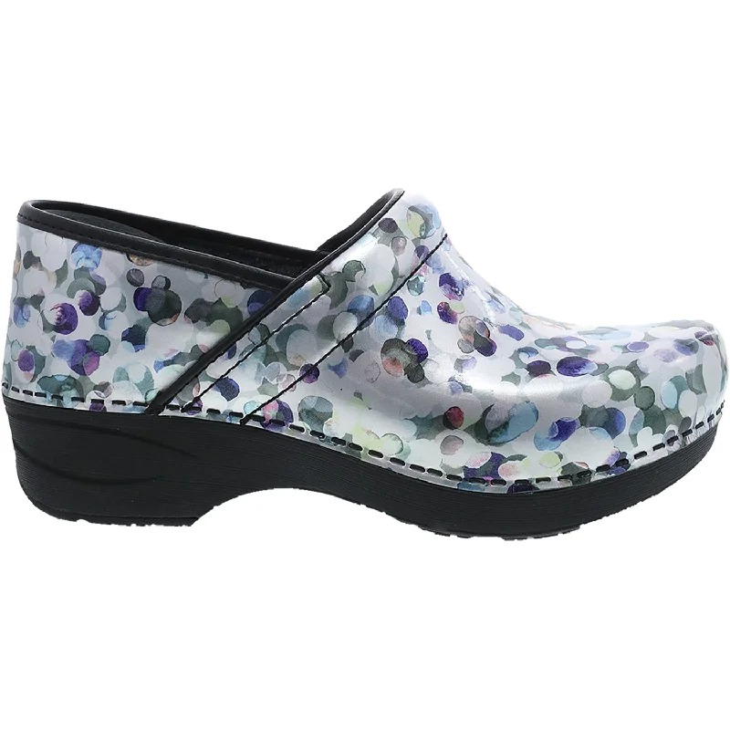 comfortable clogs for fashion-forward looks-Women's Dansko XP 2.0 Multi Dot Patent Leather