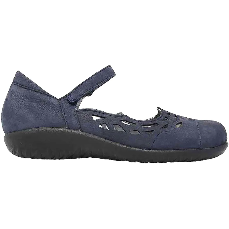 Casual Shoes with friends-Stylish-casual-shoes-for-day-long-wear-Women's Naot Agathis Navy Velvet Nubuck