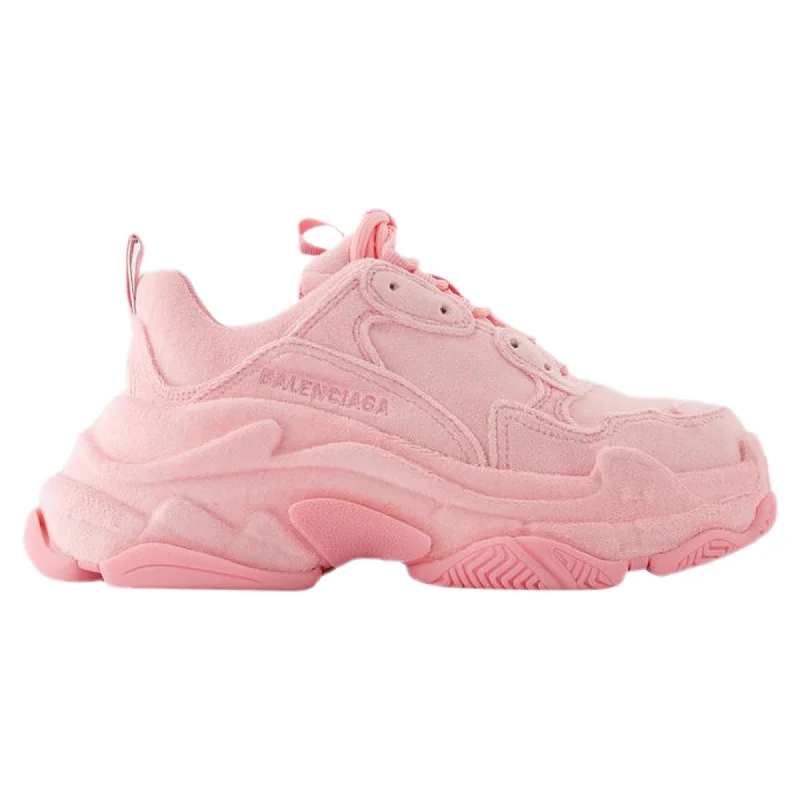 Athletic Shoes rare find-Voter Mules & Clogs-Athletic shoes for active women with wide feet-Triple S Sneakers - Balenciaga - Leather - Pink