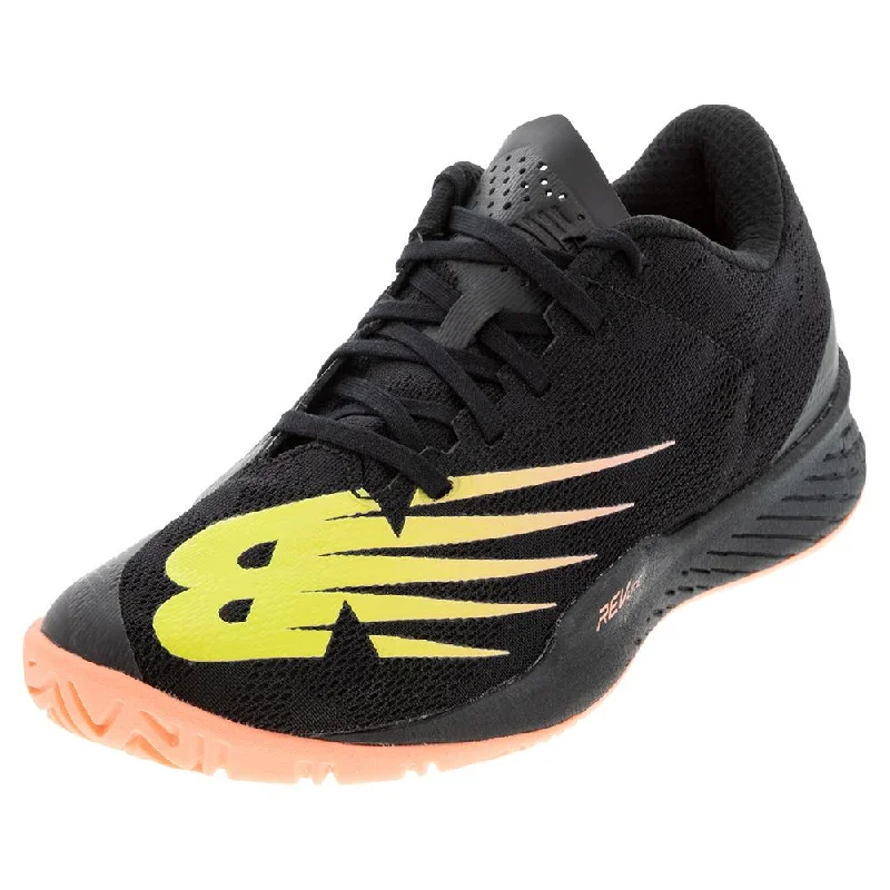 Women's 896v3 B Width Tennis Shoes Black and Ginger Pink