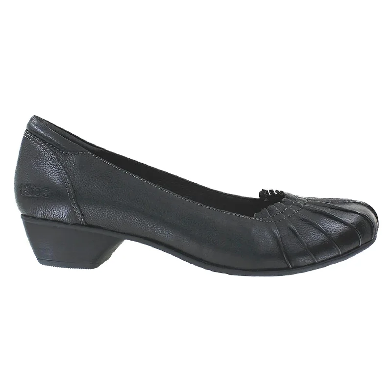 Casual Shoes with earthy tones-Casual-shoes-for-all-year-round-Women's Taos Calypso Black Leather