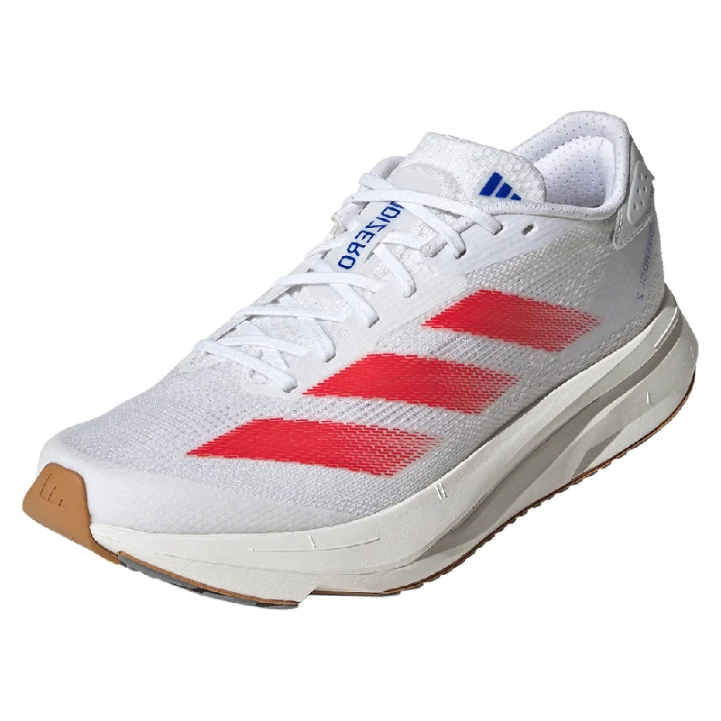 Women`s Adizero SL2 Running Shoes White and Pure Ruby