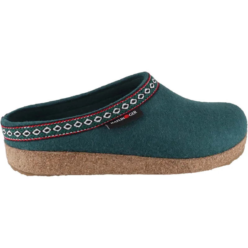 clogs for stylish indoor/outdoor use-Women's Haflinger GZ Pine Wool